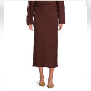 Skies are blue chocolate brown skirt NWT sz 2X